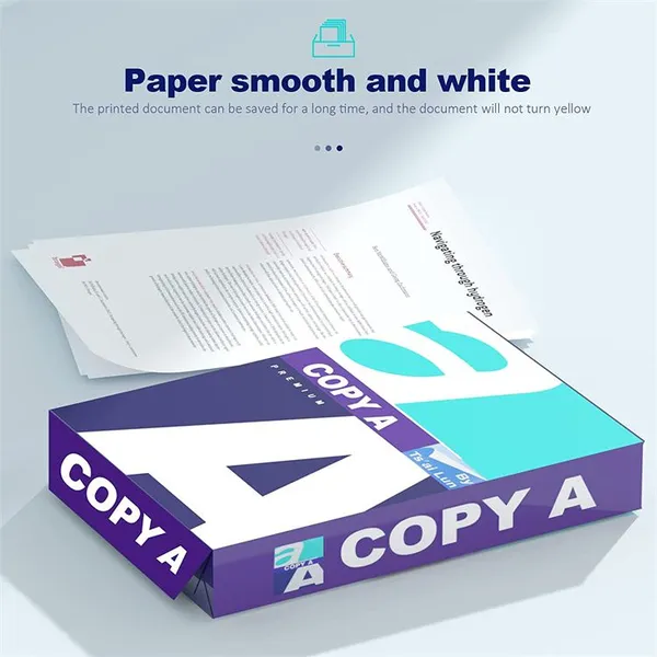 Factory Manufacture Bulk Cheap Price 80g Best Quality Import Copy Paper A4 One Ream 500sheets photo-5