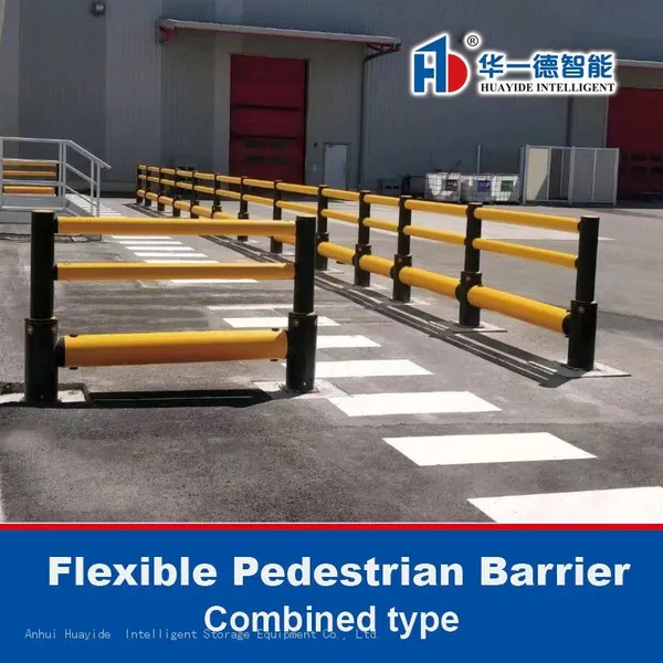 Combined Type Flexible Pedestrian Barrier Anti-Collision Guardrails Warehouse Safety Barrier Traffic