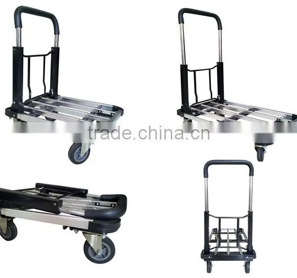 New Design Aluminium Foldable Hand Trolley Truck Platform 150kgs Capacity photo-2