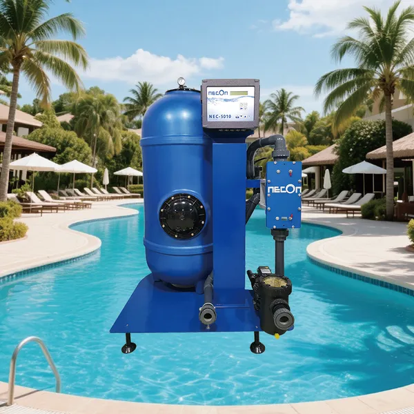 NECON Komplett-Technik，Integrated machine， 100% chemical free water purification system, pure physical water purification method