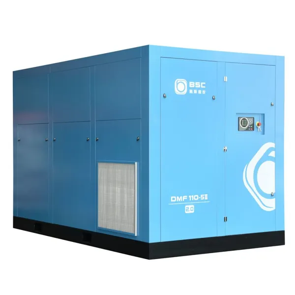 Oil-Injected Screw Permanent Magnet Variable Frequency Low Pressure Series Two Stage Air-Cooled DMF-II Series photo-3