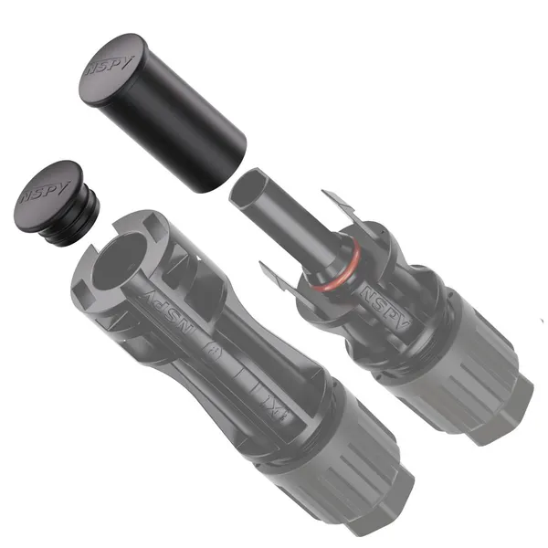 Solar Silicon Rubber Dust Caps Male and Female for DC Cable Connector Universal MC Type photo-5