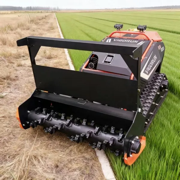 Vigorun Tech Robot Crawler Mower High-Torque RV063 Reducer MTSK1000 Mulcher for Embankments photo-2