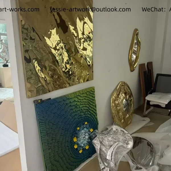 Courtyard Wall DecorationDurable Outdoor FinishArtistic Stainless Steel Wall Panel photo-5