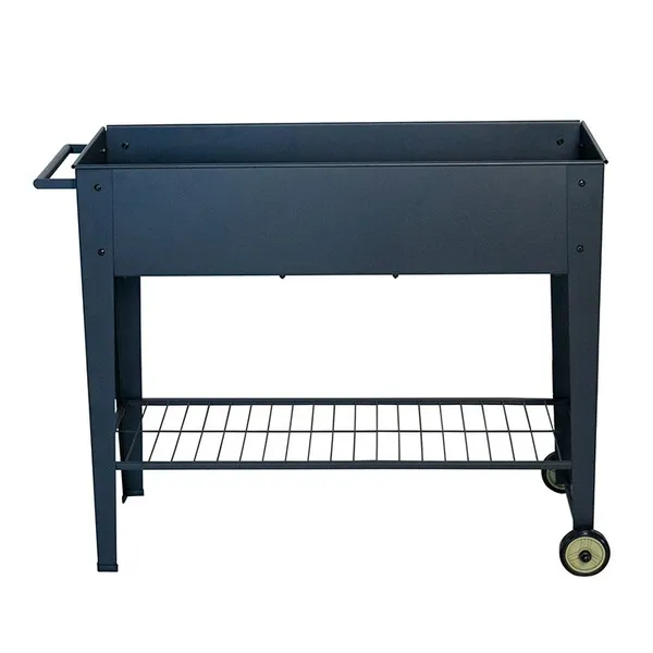 Mobile Metal Raised Garden Planter Cart Product Introduction photo-4