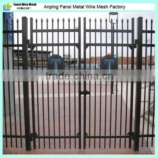 3 Rails Powder Coated Commercial Black Pool Fence for Sale photo-5