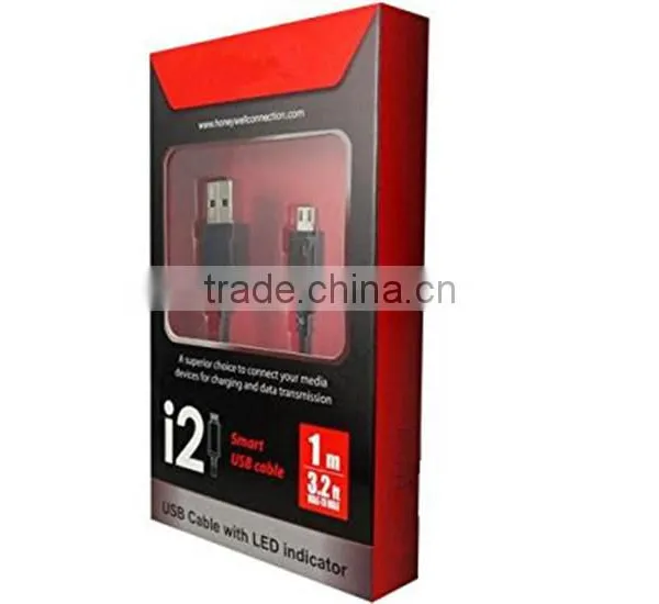 Classic Micro USB Charger Cable Cord With LED Light photo-6
