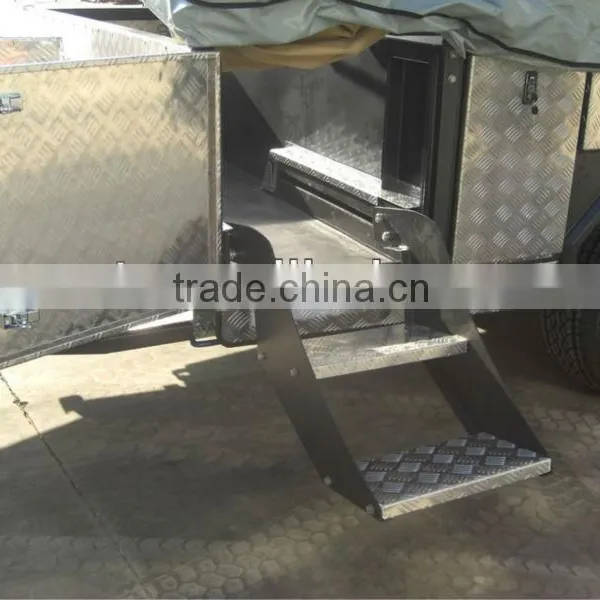 Large Soft Floor Camper Trailer With Step Through
