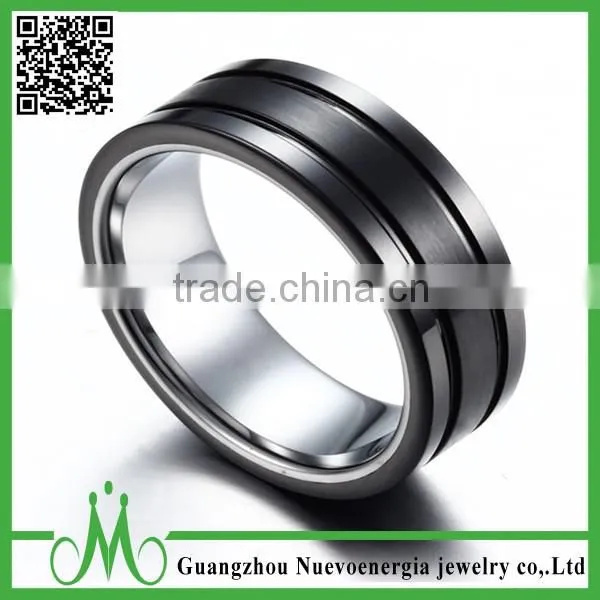 High Quality Wholesale Ring for Men Tungsten Carbide Jewelry Fashion Mens Tungsten Carbide Ring photo-2