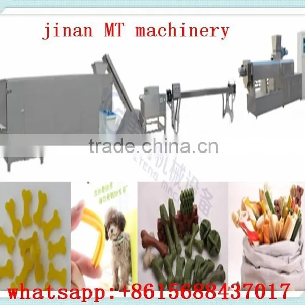 Different Shape Dog Treats Production Line/making Machine/dog Chew Processing Line photo-5
