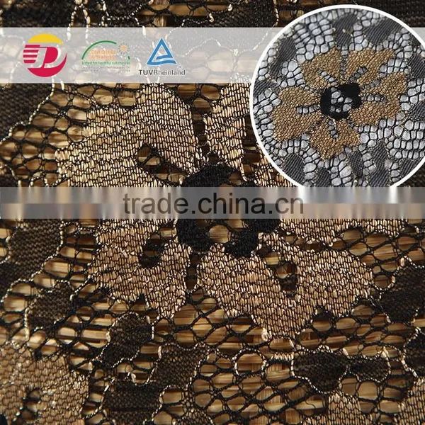 Wholesale in Stock Lace and Embroidery Samples French Net Lace Fabric for Garment photo-2