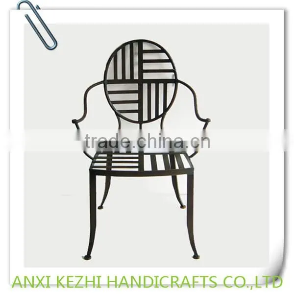 KZ140068 Antique Iron Metal Cafe Bar Stool photo-4