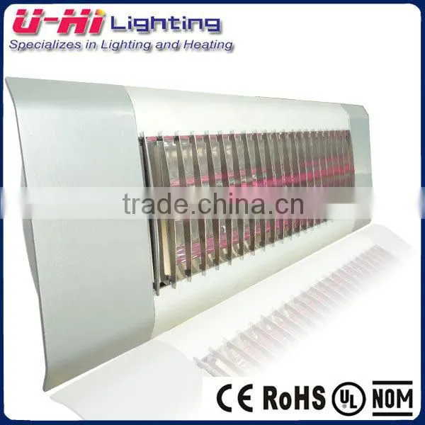 Infrared Low Glare Heater With Gold Lamp Wall Mounted