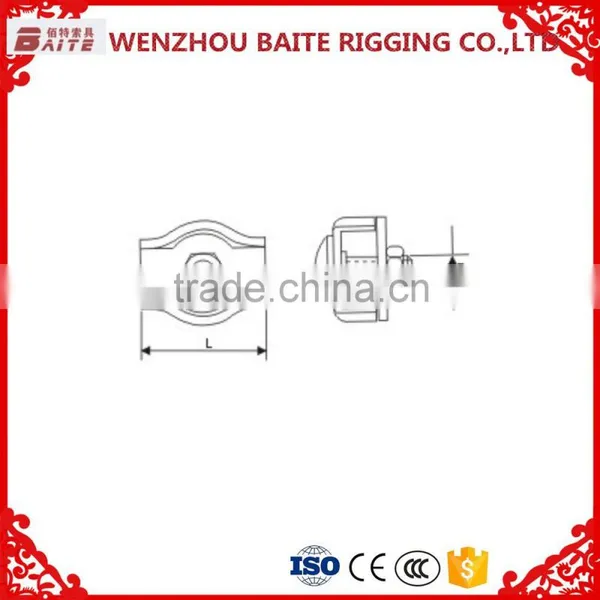 SS304 316 Simplex Wire Rope Clip/All Size Available Simplex Wire Rope Clip photo-2