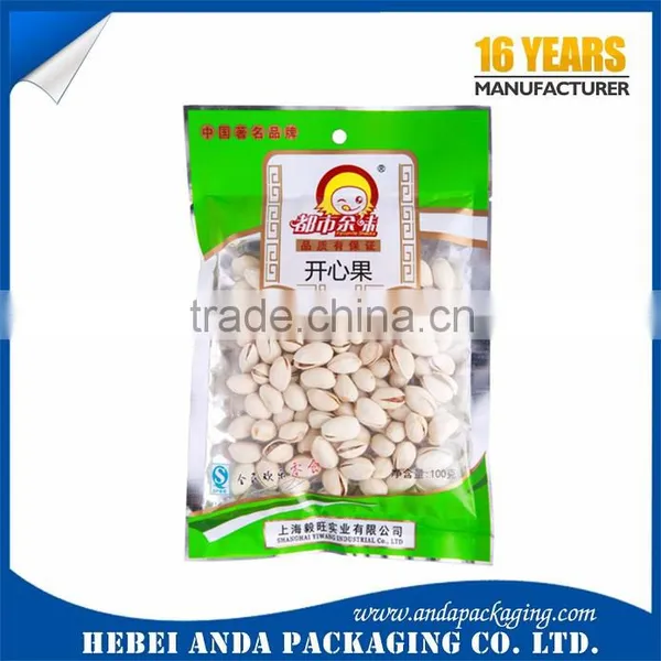 Gravure Pringing Food Grade Plastic Pistachio Nuts Packaging Bag photo-4