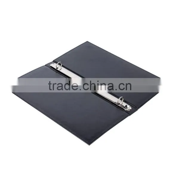 Black High Quality Leather Wine List Folder Menu Cover for Resturant photo-3