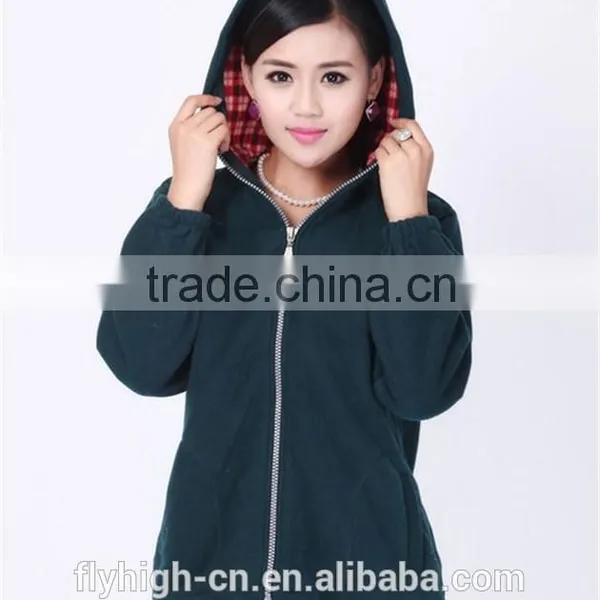 OEM Logo Fashion Winter Polar Fleece Women Jacket photo-4