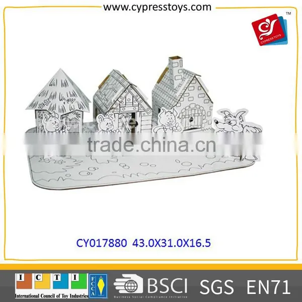 China Toys Diy Paper Doll House photo-5