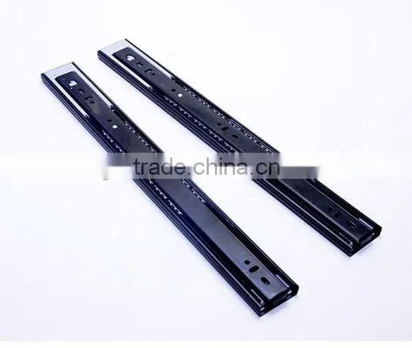 45mm Three Section Device High Quality Ball Bearing Slides With Damper Slide Solf-closing Drawer Slide photo-4