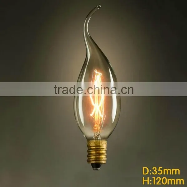 Vintage Antique Light C35/edison Bulb Lamp/retro Lighting