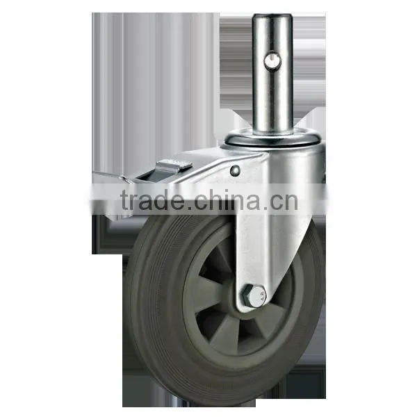 European Industrial Casters With Gray Rubber Wheels photo-4