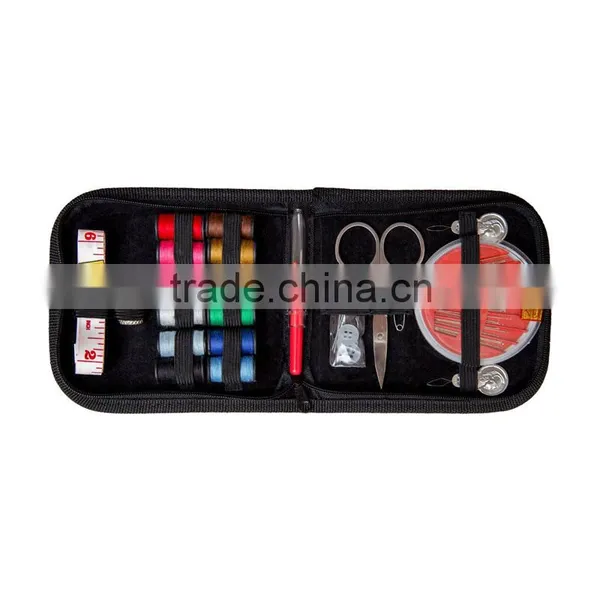 12.5*11.5*2.5 Stainless Steel/ Plastic/ Pu/metal Sewing Kit in Zipper Pouch photo-5