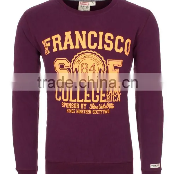 Custom Pullover Sweatshirt With Chest Print photo-5