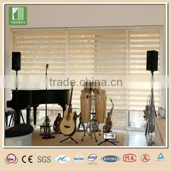 YASHINETE Zebra Roller Blind Polyester Sunscreen Fabric