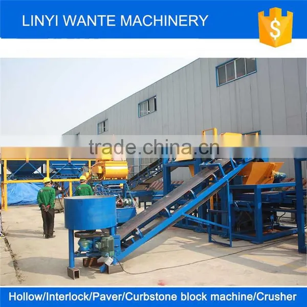 WANTE BRAND QMY10-15 Block Machinery and Crusher Machinery Batching Plant photo-4