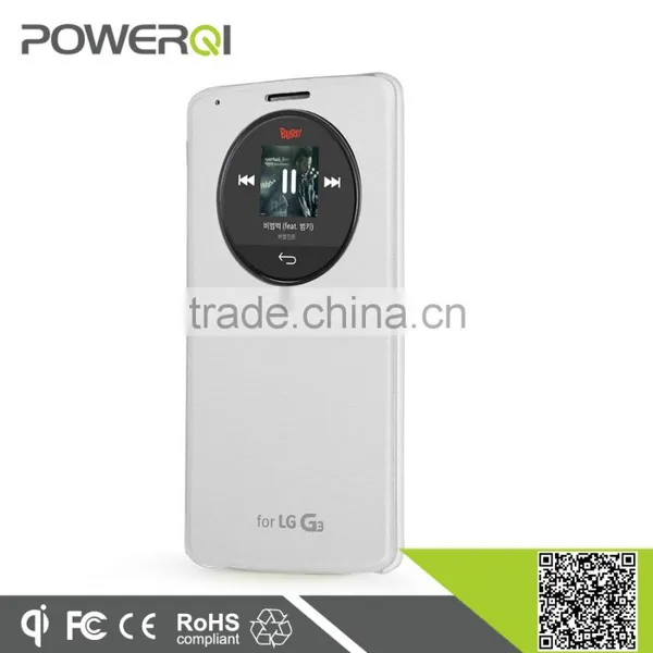 2016 New Design Wireless Phone Case Leather Phone Case qi Wireless Charger Receiver for LG G3 Stylus photo-5