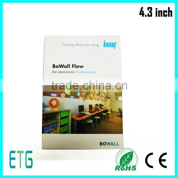 New 2016 Promotional Video Brochure, Touch Screen Wifi Lcd Video Brochure, Hot Avi Sex Mp4 hd 7 Inch Video Brochure photo-4