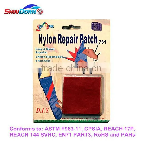 Glueless Patches for Nylon Tent Patch Kit, Self Adhesive Fabric Repair photo-2