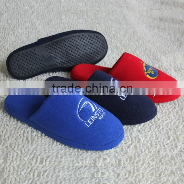Premium Quality Colored Cotton Fleece Men's Indoor Slippers Supplier's Choice photo-5