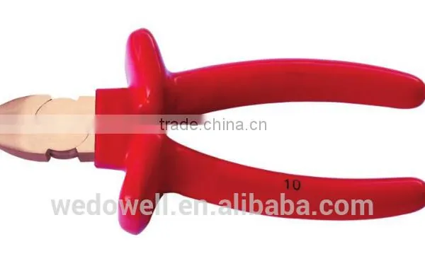 Non Sparking Insulated Toools Dipped Diagonal Cutting Pliers With All Sizes