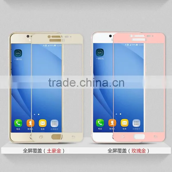 9H Tempered Glass Flip Screen Protector For Samsung Galaxy C5 photo-4