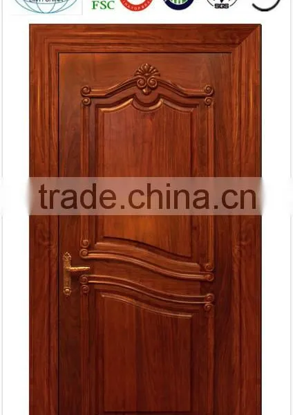 HDF Door Skin With Veneer , Melamine Paper, or White Primered
