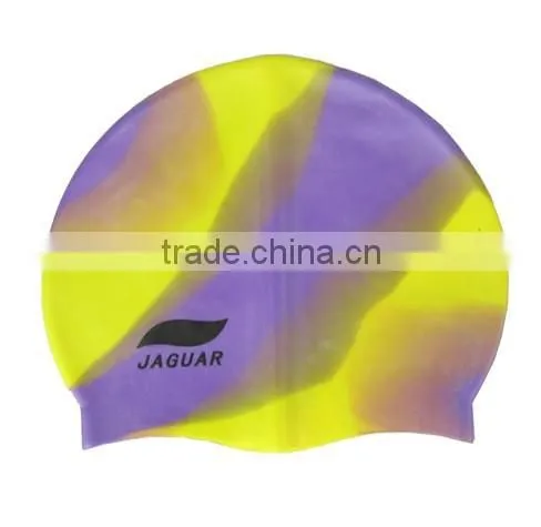 Eco-friendly Rainbow Silicone Swimming Caps for Long Hairs photo-2