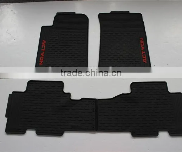 Car Floor Cover Auto Mat for Ssangyong Actyon Sports Full Set With Cargo Liner photo-2