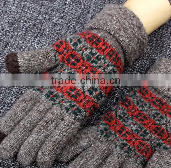 Hot Gift For Christmas 2015 Special Knitted Touch Screen Gloves For Men photo-6