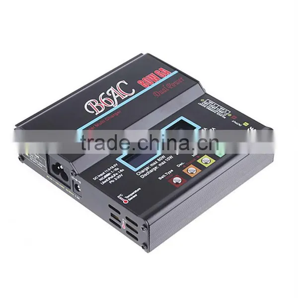 80W 6A LCD Digital IMAX B6 AC B6AC Lipo NiMh Li-ion Ni-Cd RC Battery Balance Digital Charger photo-3