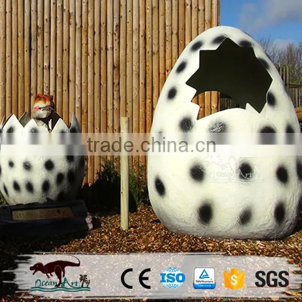 BY-DY-042003 Theme Park Handmade Fiberglass Hatching Dinosaur Eggs photo-4