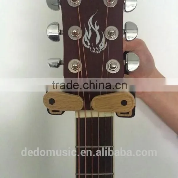 Hot Seller Auto Lock Guitar Hanger Driven By Gravity Steel/Rubber/Wood Material photo-2