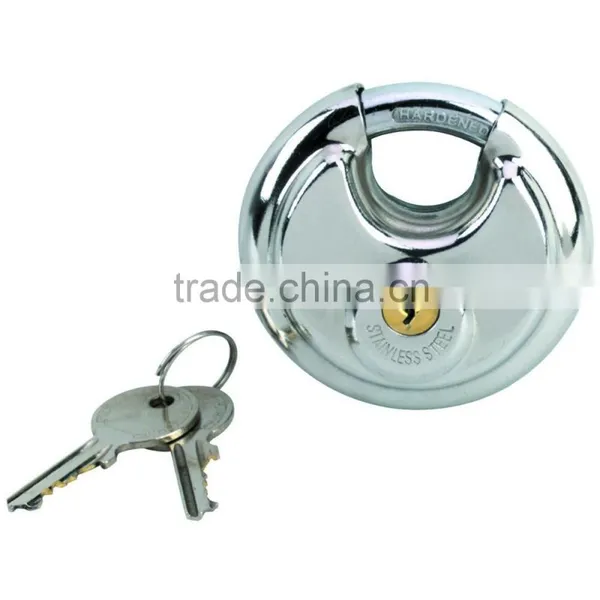 High Quality Stainless Steel Circular Padlock photo-2