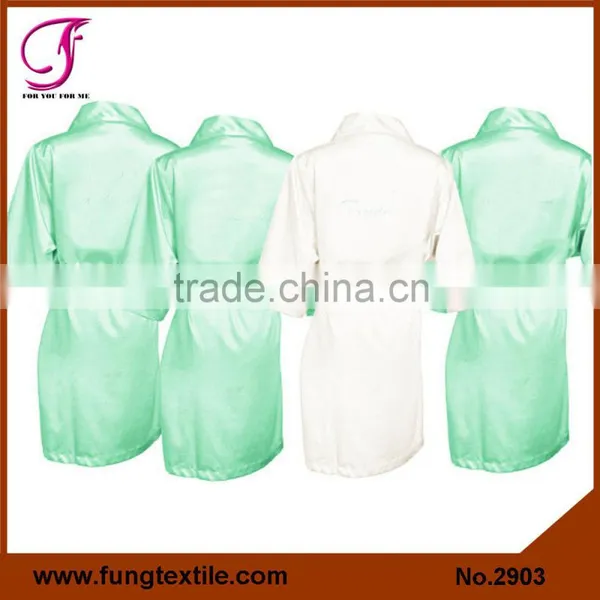 2903 Women Satin Bath Robe photo-2