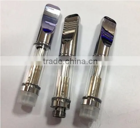2016 USA Hot Wickless 0.5ml Glass Cbd Oil Glass Tank Thick CBD Oil 510 Oil Tank Quality Choice photo-2
