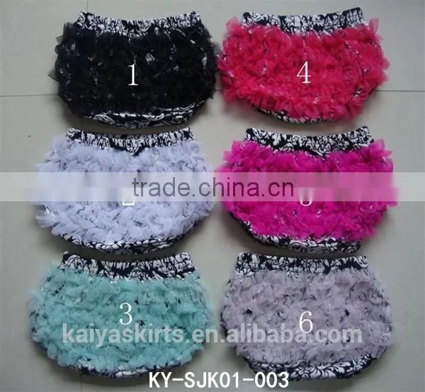 2016 Slim Panties Mature Lady Cotton and Chiffon Ruffled Pictures of Girls Without Underwear photo-6