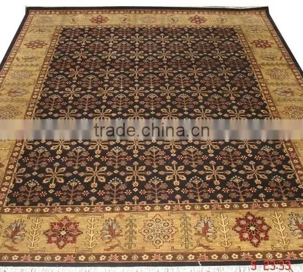 Persian Design Hand Knotted Wool Carpets photo-3