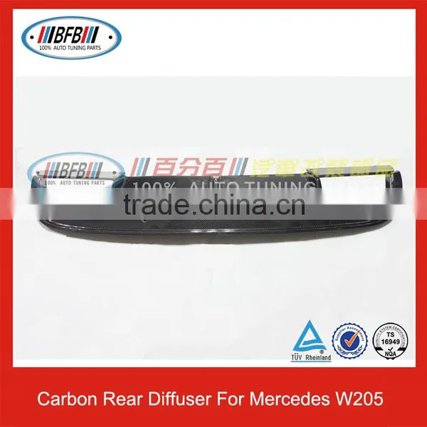 2015 New Listing W205 Carbon Fiber Rear Bumper Diffuser For Mercedes W205 Sedan photo-2