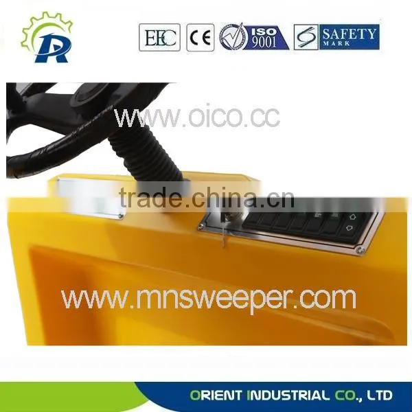 China Factory Exported Directly Battery Use Ride on Linoleum Road Sweeper With Power Supply 36V photo-3