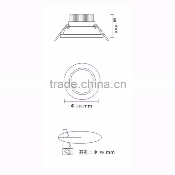 New Products on China Market Home 5w Downlight Led Ceiling Light photo-5